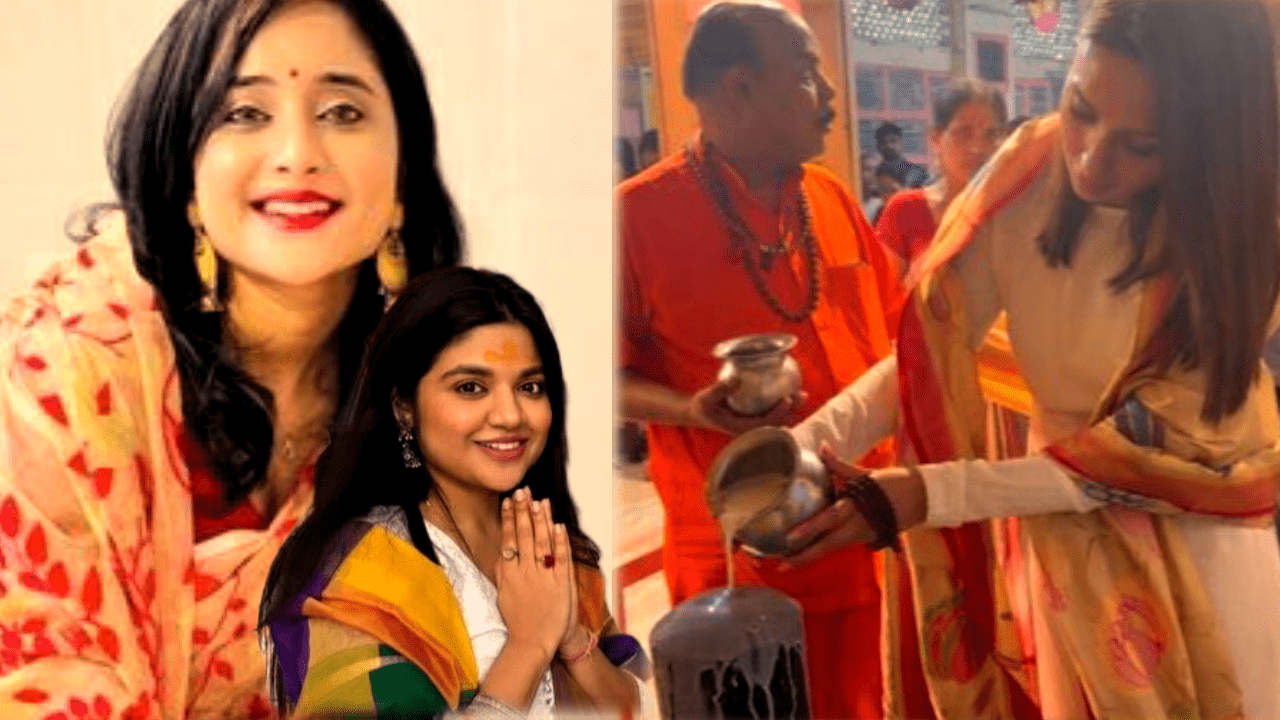 Soumitrisha-Aparajita-Mimi doing Shiva Ratri Vrat
