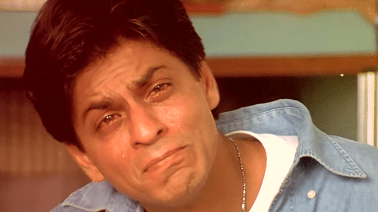 Shah Rukh Khan said, "I was pushed out of the house".
