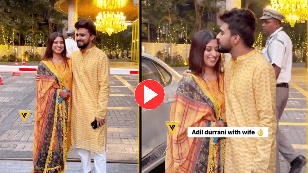 Rakhi's ex-husband Adil kissed his wife Somi publicly! Viral video at lightning speed