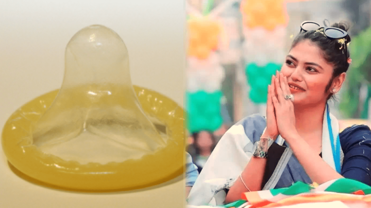 Saini was involved in the condom controversy, but this time he started campaigning for votes by worshiping Shivalinga