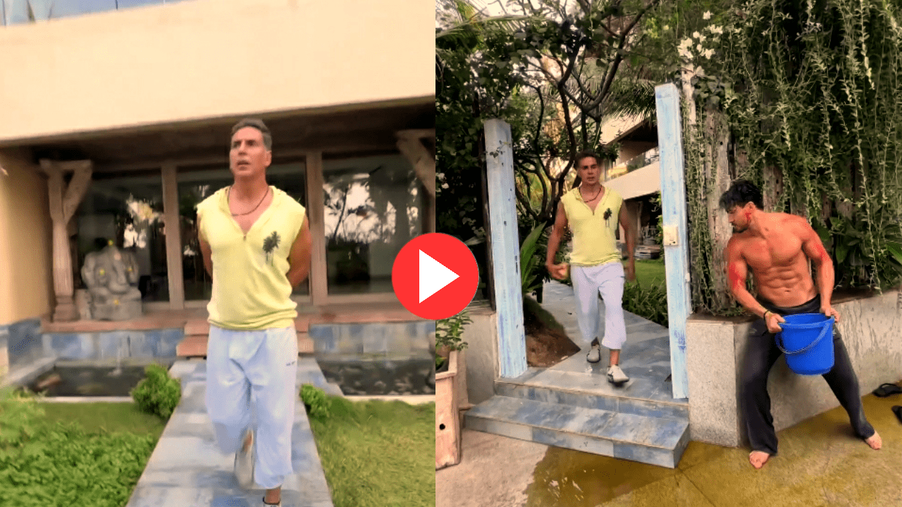 Akshay Kumar and Tiger Shroffs holi prank video goes viral