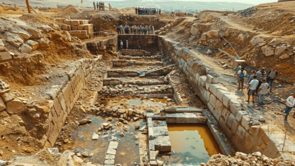 A 2500-year-old shrine was found