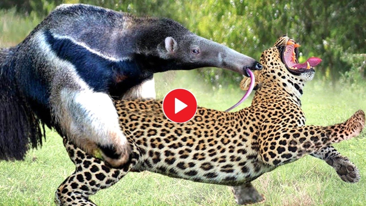 The Jaguar cheeta vs the most Ferocious Anteater in the world