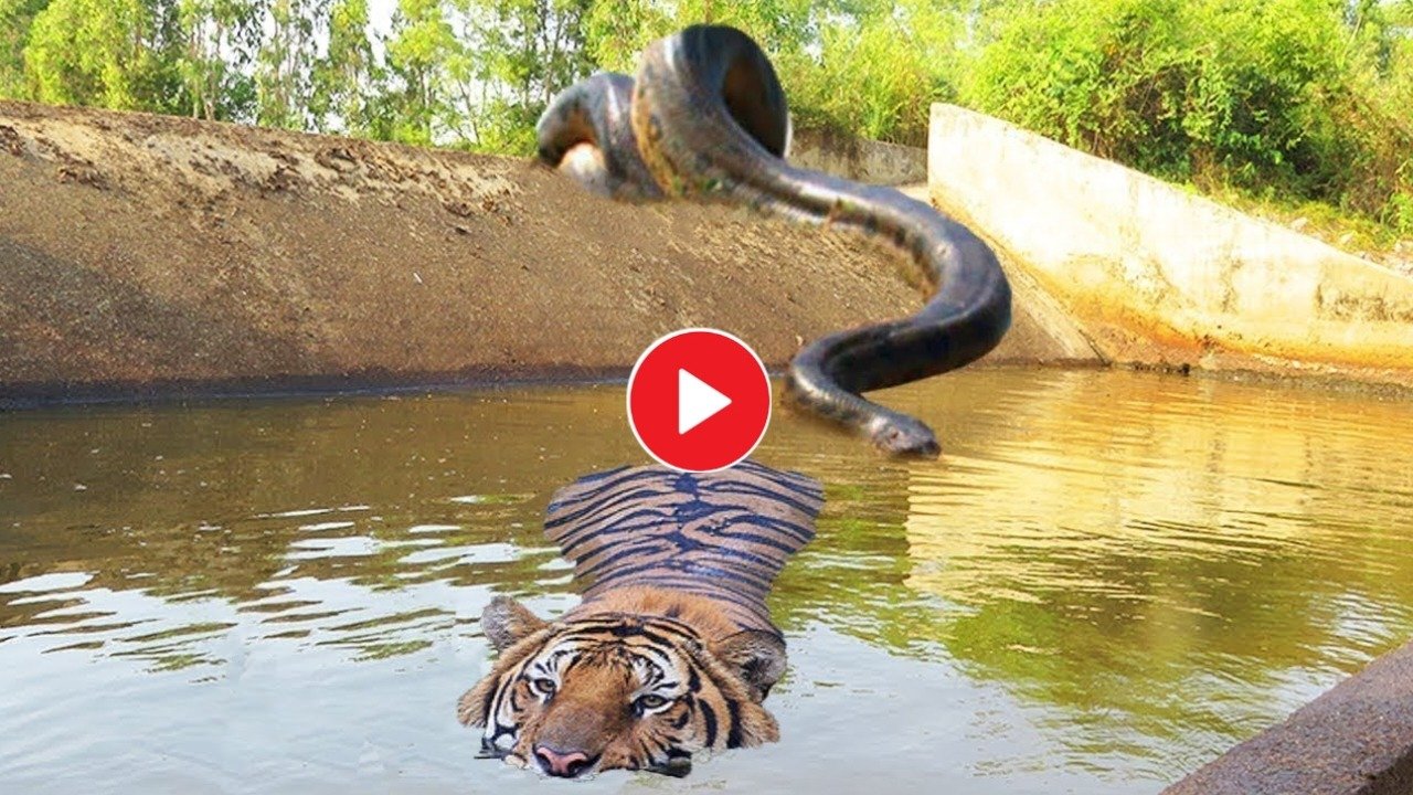 Tiger vs Anaconda Viral Video