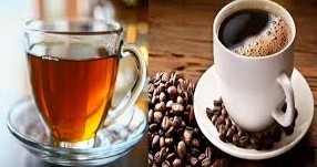 black coffee black tea