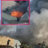Terrible fire at Dhaka Airport
