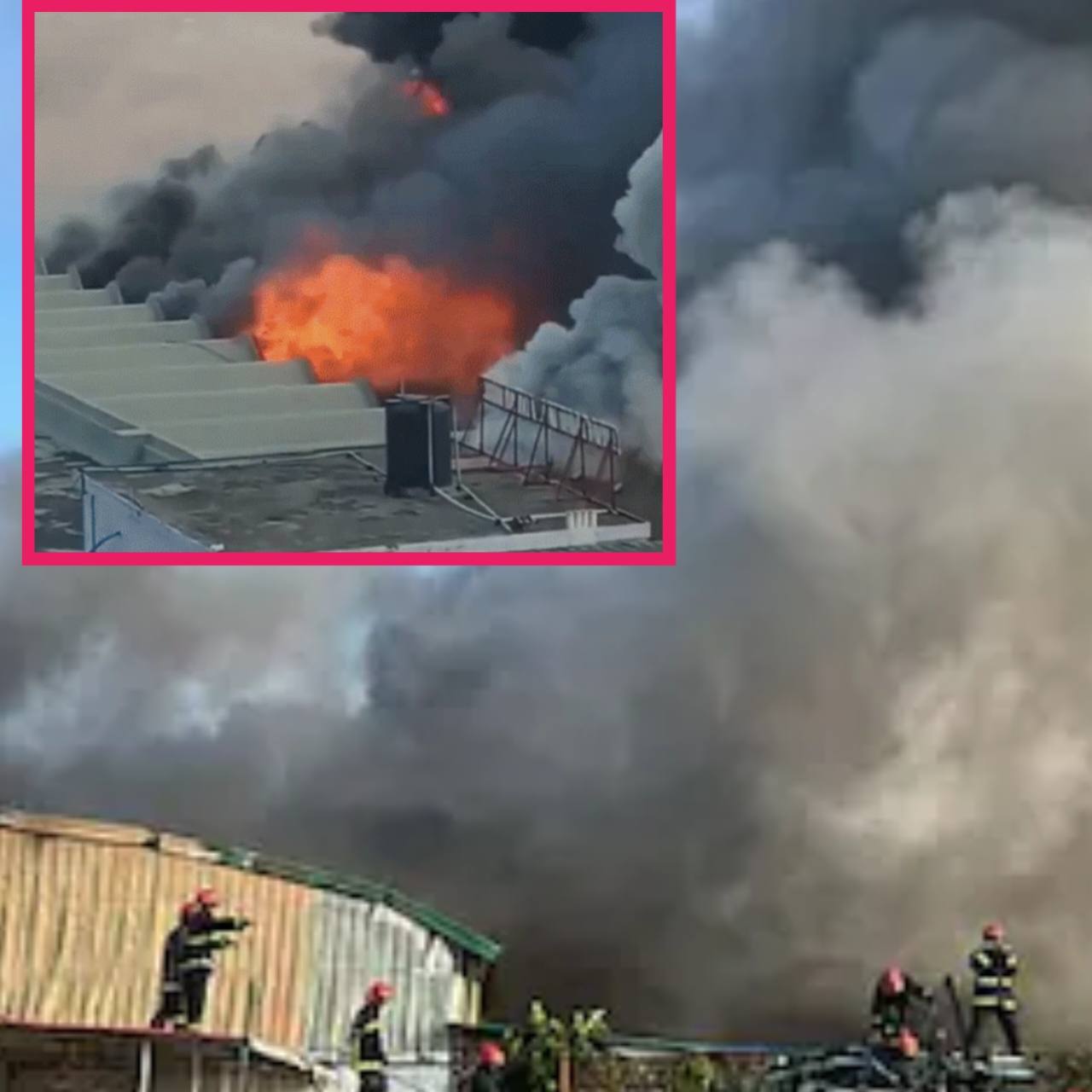 Terrible fire at Dhaka Airport