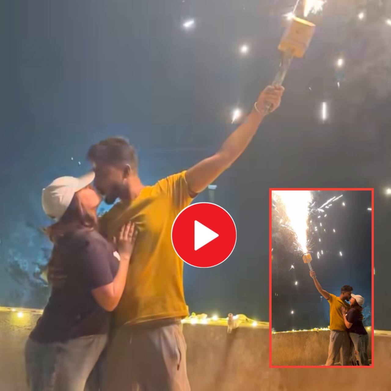 Viral Kiss দীপাবলিতে রোম্যান্সে ভাসলেন অহনা দীপঙ্কর চর্চায় ভাইরাল কিসের ভিডিও