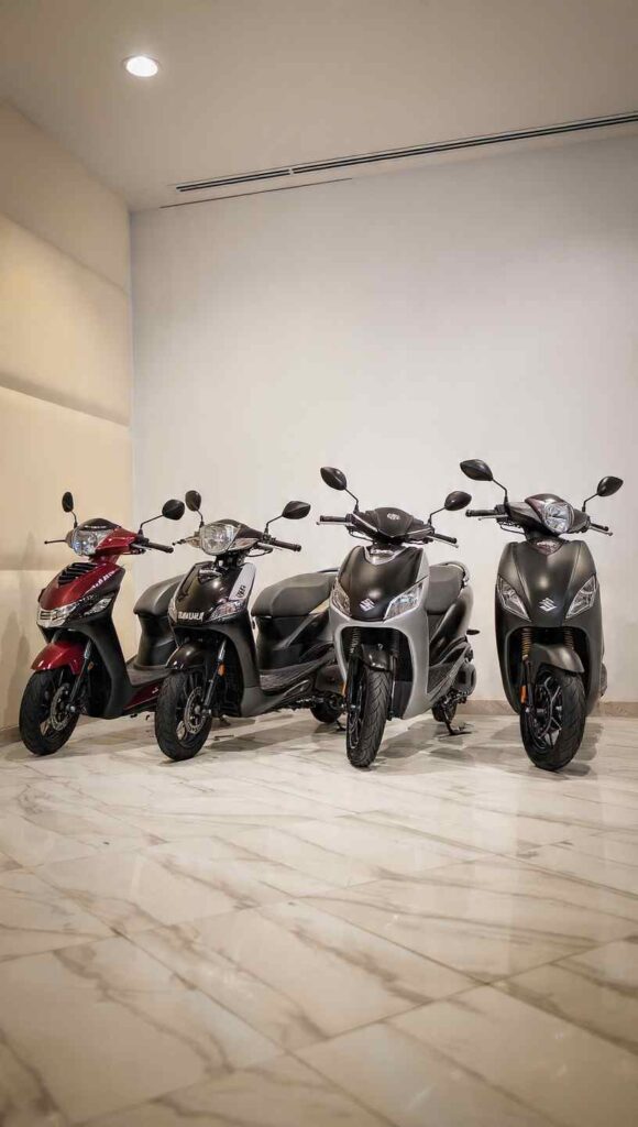 বাজাজ সুজুকি ইয়ামাহা ও এথারের নতুন ই স্কুটার