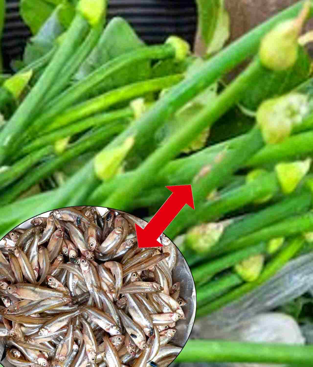 শীতের সবজি পেঁয়াজকলি ও মৌরলা মাছের চচ্চড়ি রেসিপি