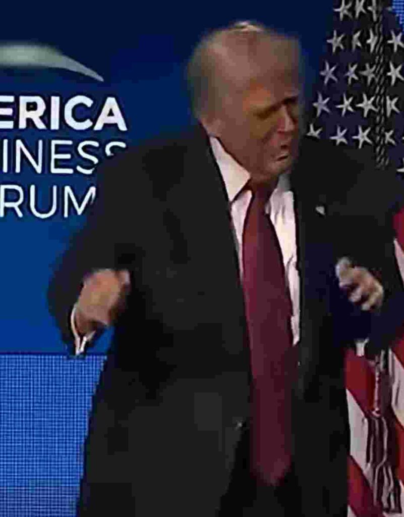 ট্রাম্পের বিখ্যাত “ট্রাম্প ডান্স”