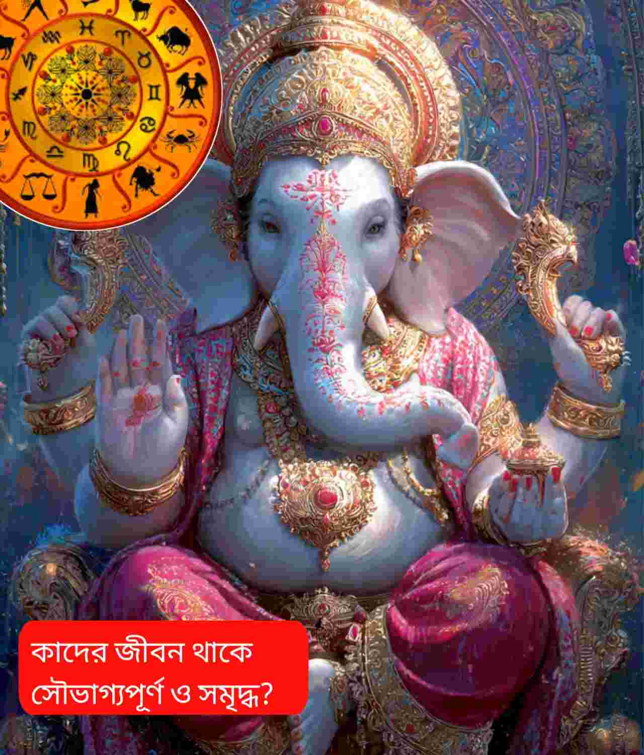 গণেশের প্রিয় ৫ রাশি: যাদের জীবনে বাধা নেই, সৌভাগ্য ও সমৃদ্ধি চিরসঙ্গী