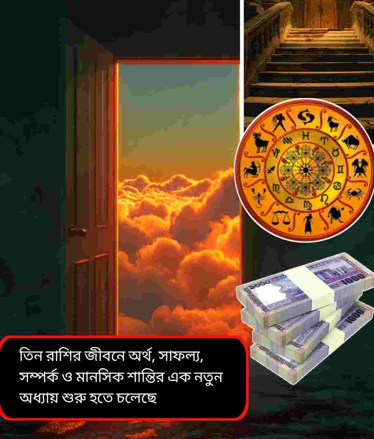 ২০২৬-এ সৌভাগ্যের সিঁড়িতে এই ৩ রাশি, খুলে যাবে ভাগ্যের সব বন্ধ দরজা