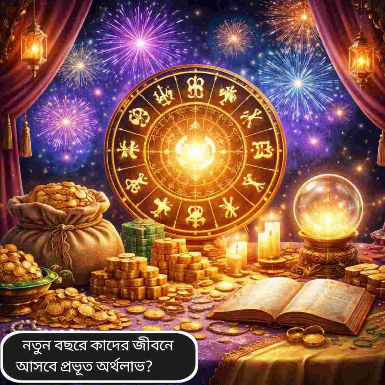 নববর্ষ ২০২৬: কার ঘরে ধনবৃষ্টি, কার জীবনে অর্থসংকট? জানুন পূর্ণ আর্থিক রাশিফল