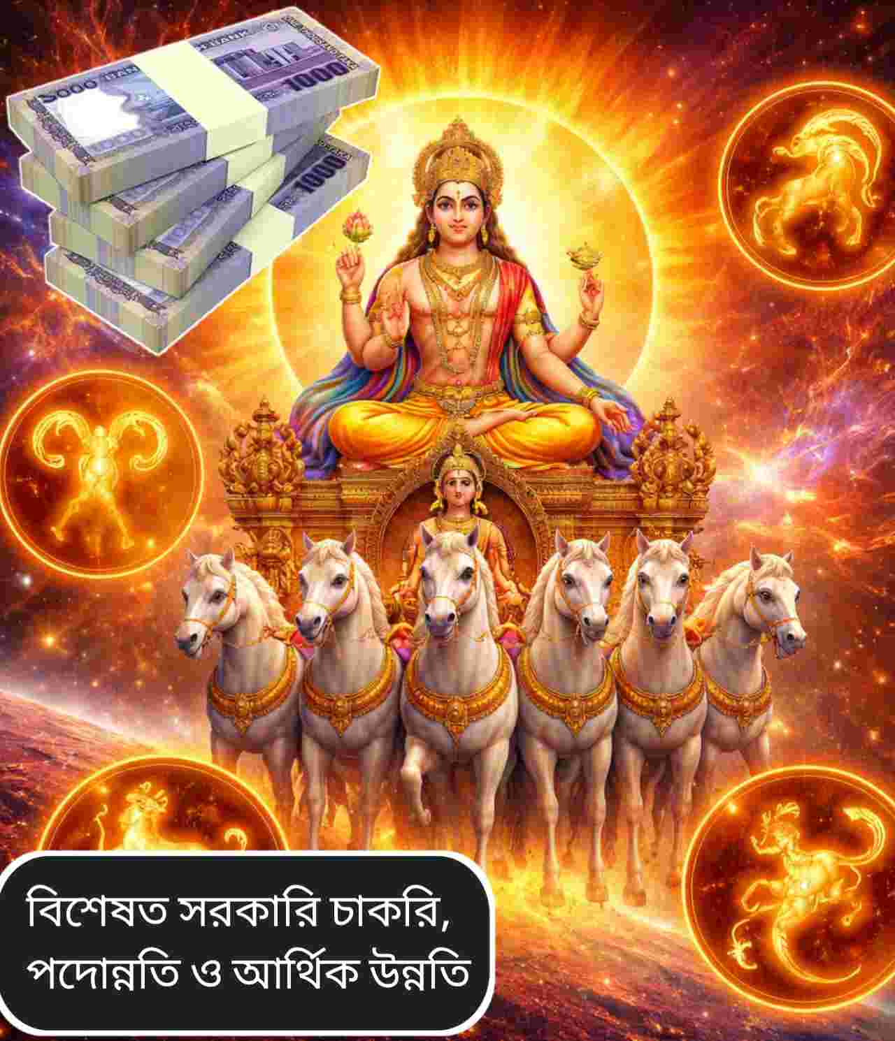 সূর্য গোচর ২০২৬: শনির রাশিতে সূর্য প্রবেশে বদলাবে ভাগ্য, ৪ রাশির সরকারি চাকরির যোগ