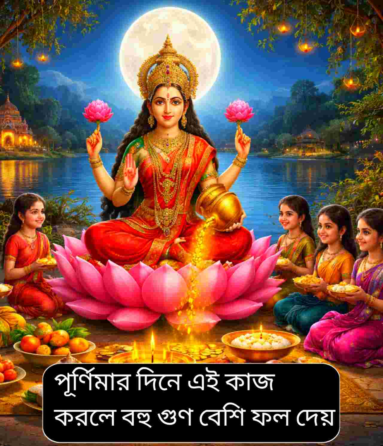 পৌষ পূর্ণিমা ২০২৬: বছরের প্রথম পূর্ণিমায় এক বিশেষ সাধনাতেই খুলতে পারে লক্ষ্মীর দ্বার