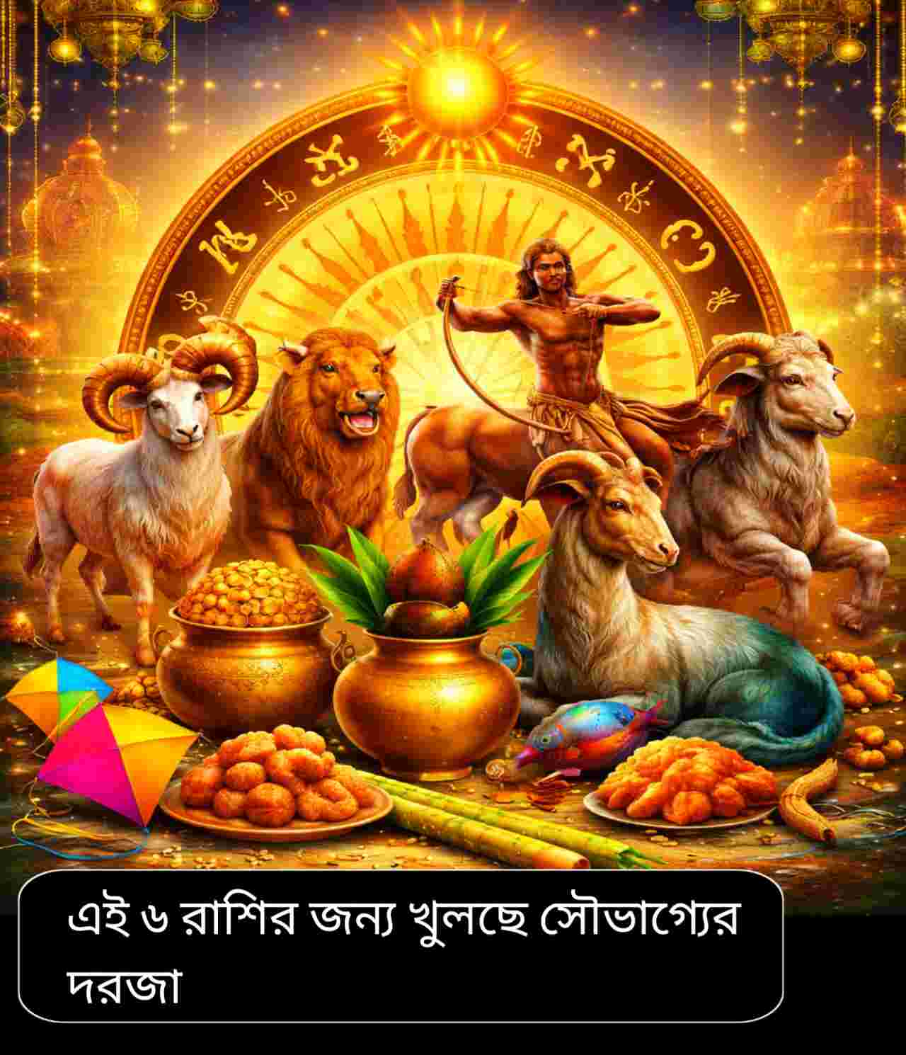 মকর সংক্রান্তি ২০২৬-এ বিরল চতুর্গ্রহী যোগ: ৬ রাশির জীবনে আসছে ধন-সমৃদ্ধির সুবর্ণ সময়