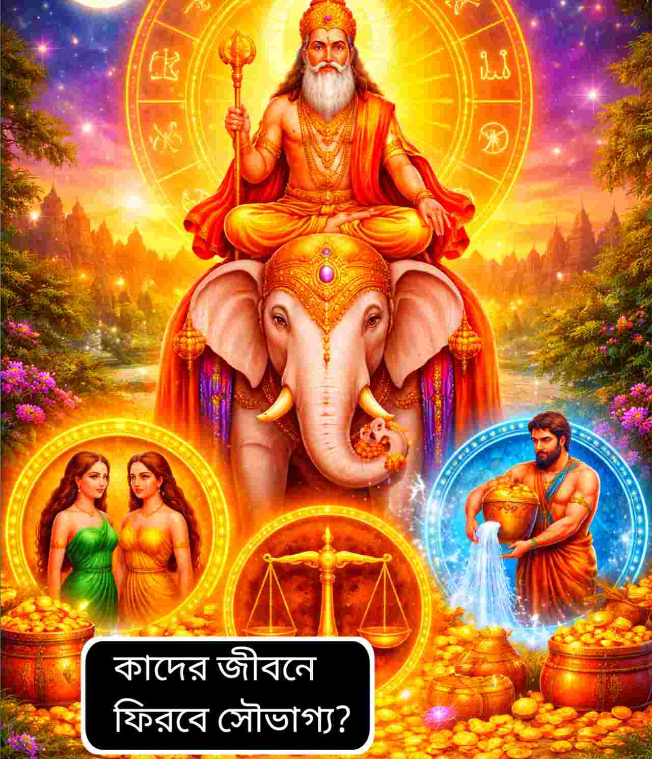 ২০২৬-এর প্রথম গজকেশরী রাজযোগ: ৩ রাশির ভাগ্যে বড় বদল, অর্থকষ্টের অবসান