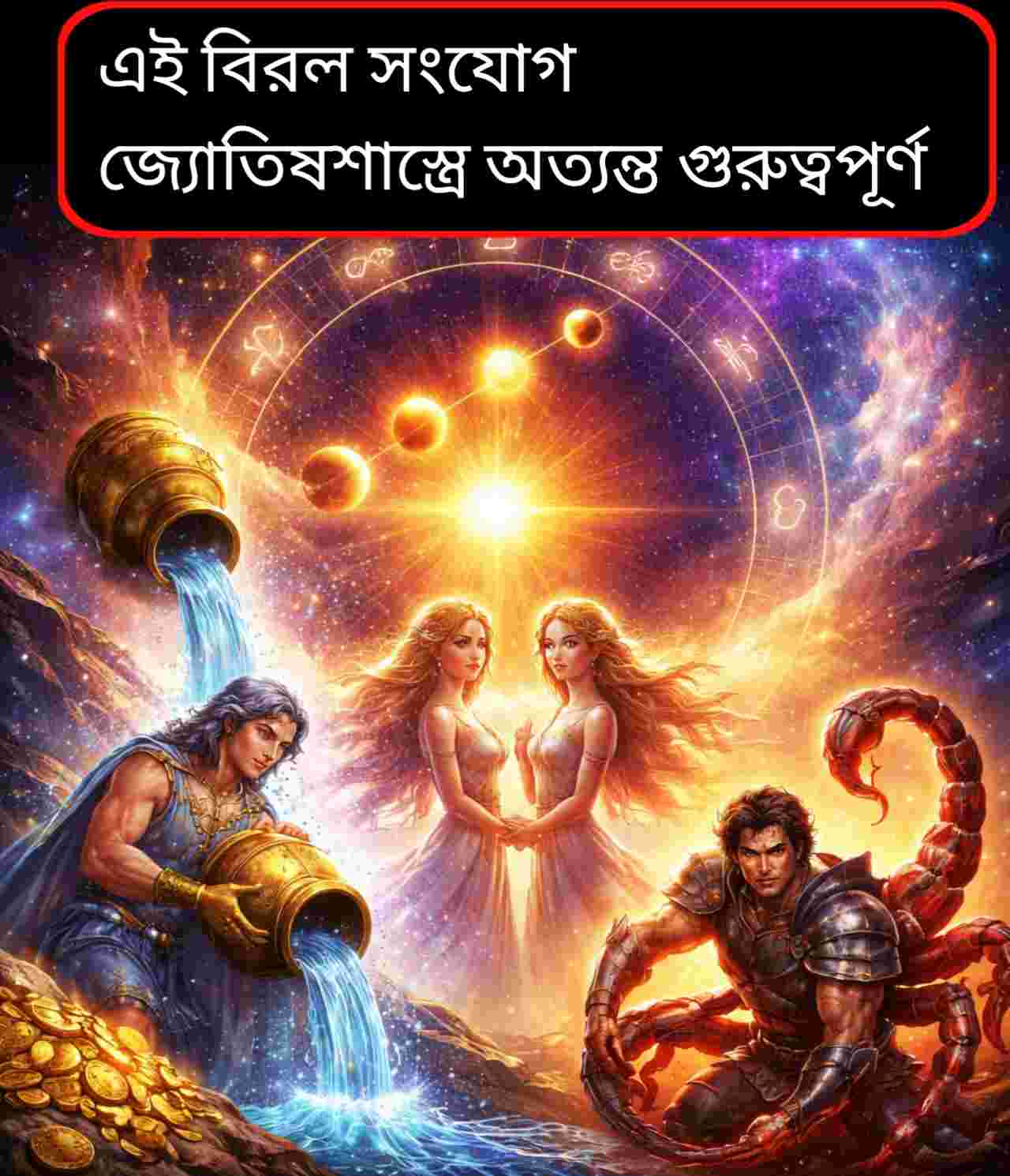 চতুর্গ্রহী যোগ ২০২৬: ফেব্রুয়ারিতে বদলাবে ভাগ্য, কুম্ভ-মিথুন-বৃশ্চিক রাশির হাতে আসবে টাকা ও নতুন চাকরি