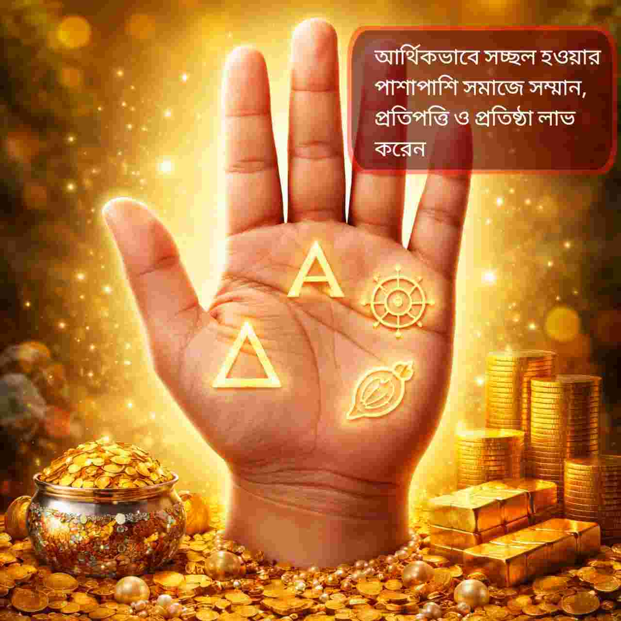 Palmistry: হাতের তালুতে ধন-সম্মানের ইঙ্গিত: এই ৫ হস্তরেখা চিহ্নে বদলে যেতে পারে ভাগ্য