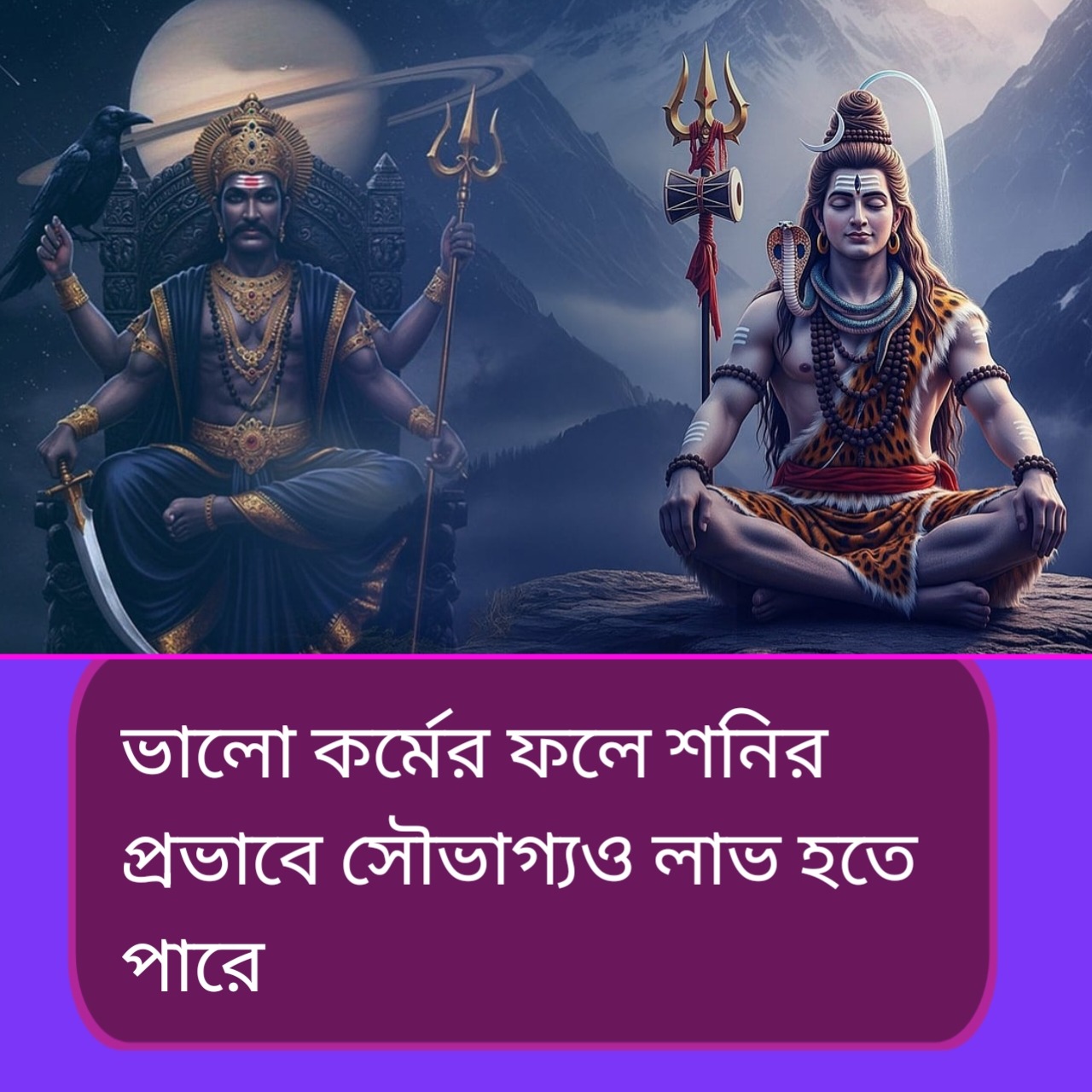 শনির বক্রদৃষ্টি থেকে রেহাই পাননি মহাদেবও! পুরাণের বিস্ময়কর কাহিনি
