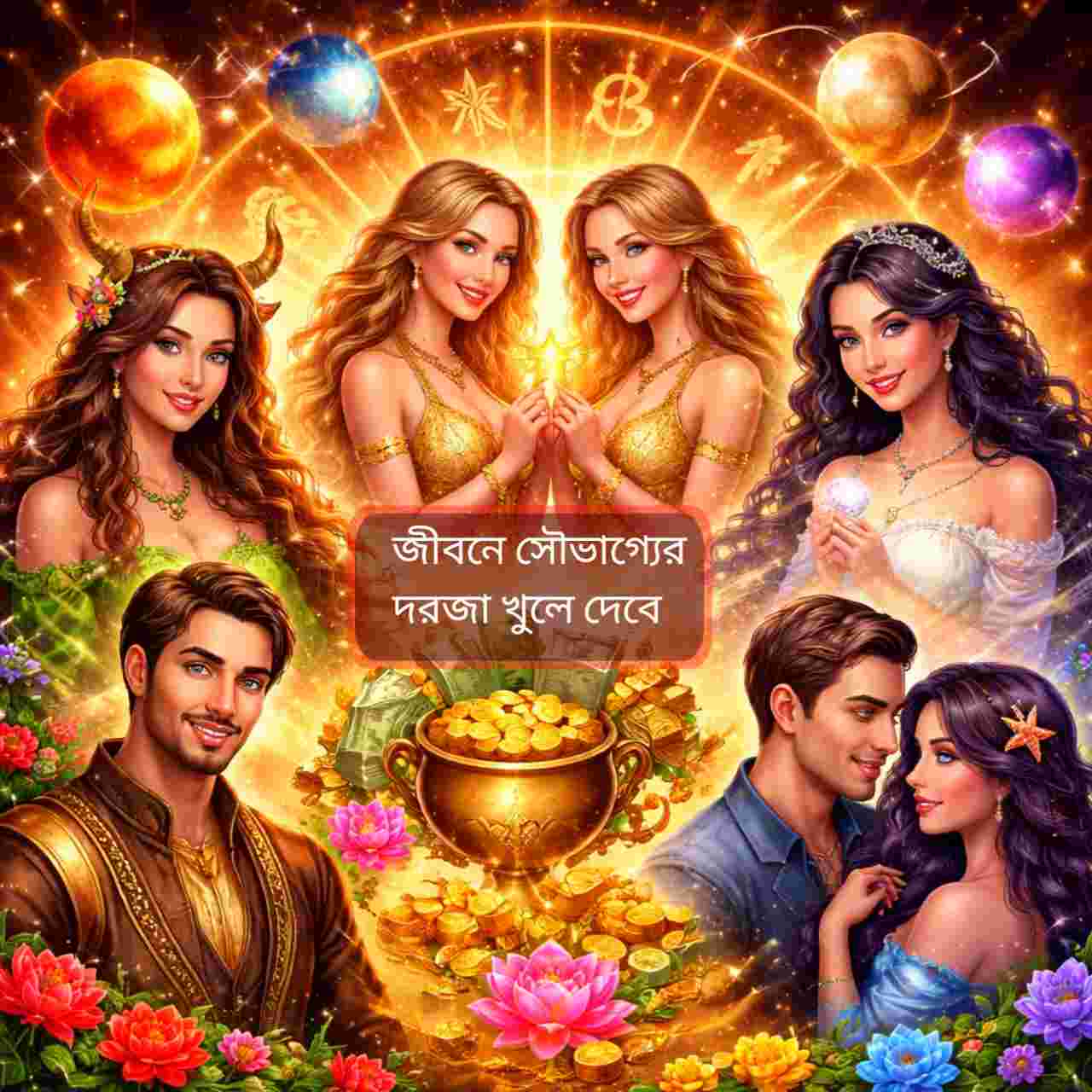 চার গ্রহের যুগলে বদলাচ্ছে ভাগ্য: জানুয়ারির নতুন সপ্তাহে ৫ রাশির অর্থ ও সুখের উত্থান