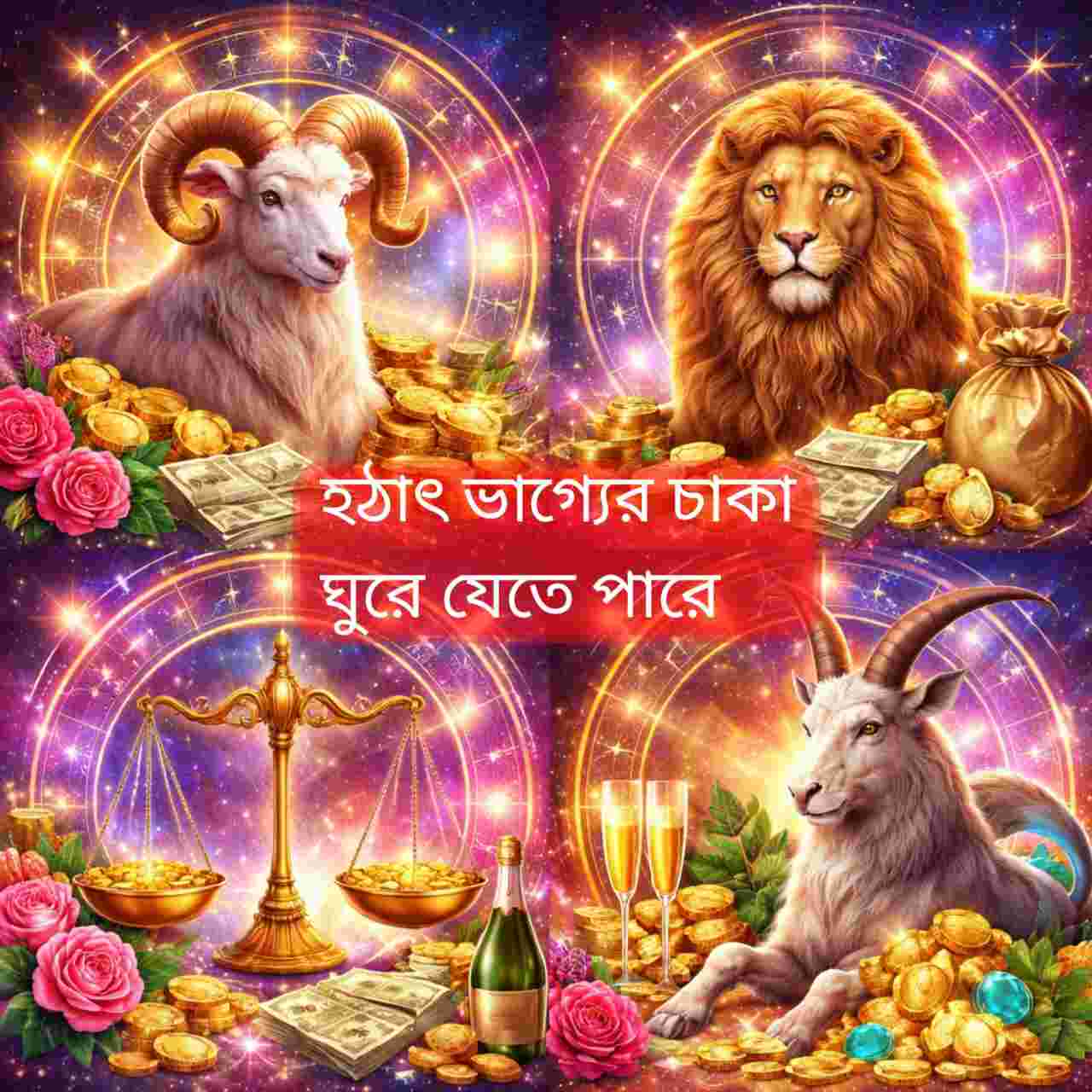 ১৫ জানুয়ারি থেকেই ভাগ্য বদল! ৪ রাশির জীবনে আসছে টাকা, সাফল্য ও প্রেমের সুখ