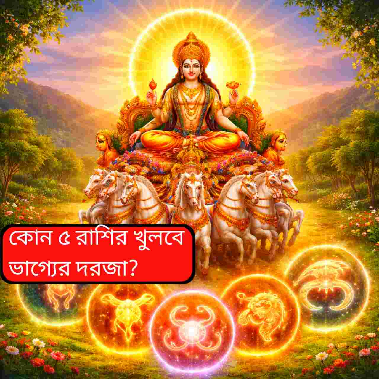 আগামী ৬ মাসে বিরাট লাভের যোগ ৫ রাশির