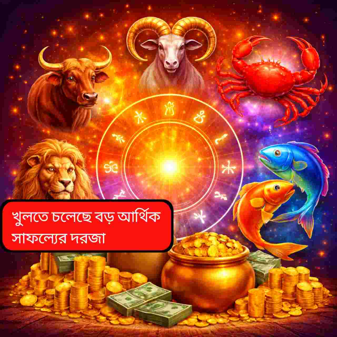 ২০২৬ সালে গ্রহের জ্যাকপট: পাঁচ রাশির জীবনে অর্থভাগ্যের সুবর্ণ সময়