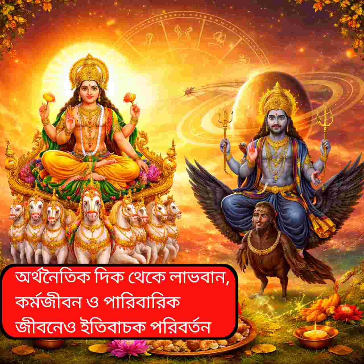 মকর সংক্রান্তিতে সূর্য-শনির বিরল সংযোগ: ৩ রাশির জীবনে আসতে চলেছে অর্থ ও সৌভাগ্যের জোয়ার