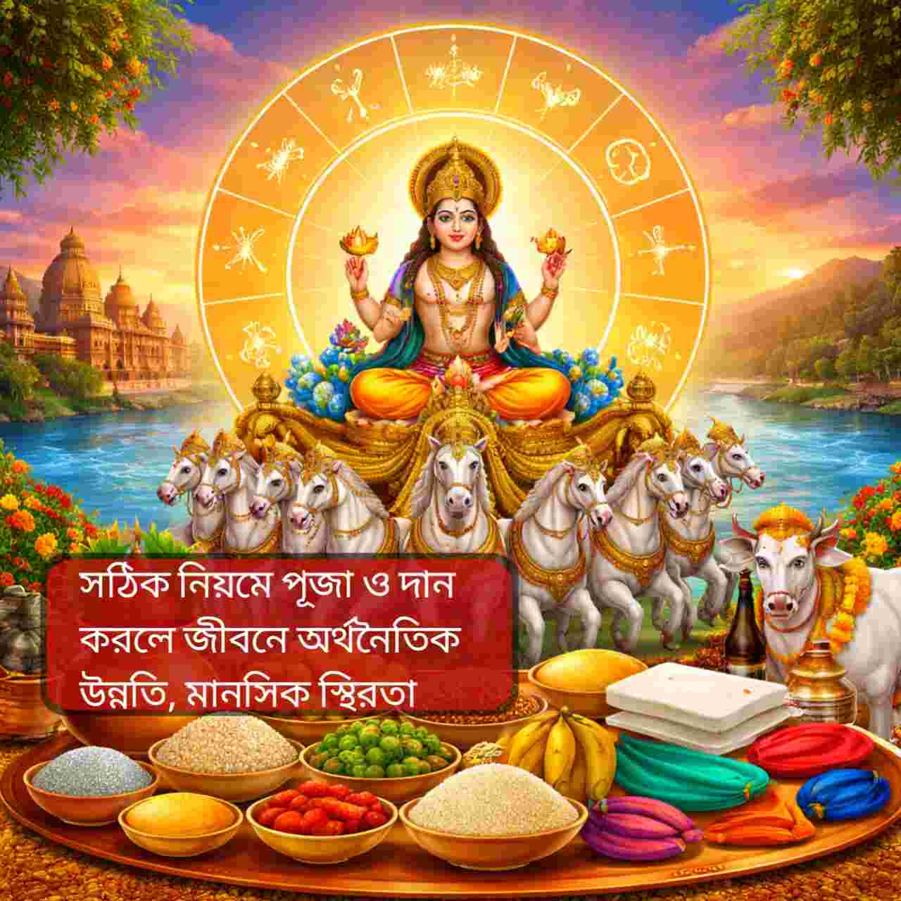 মকর সংক্রান্তিতে রাশি অনুযায়ী দান: সূর্য উপাসনায় বদলাতে পারে ভাগ্য ও জীবনের গতিপথ