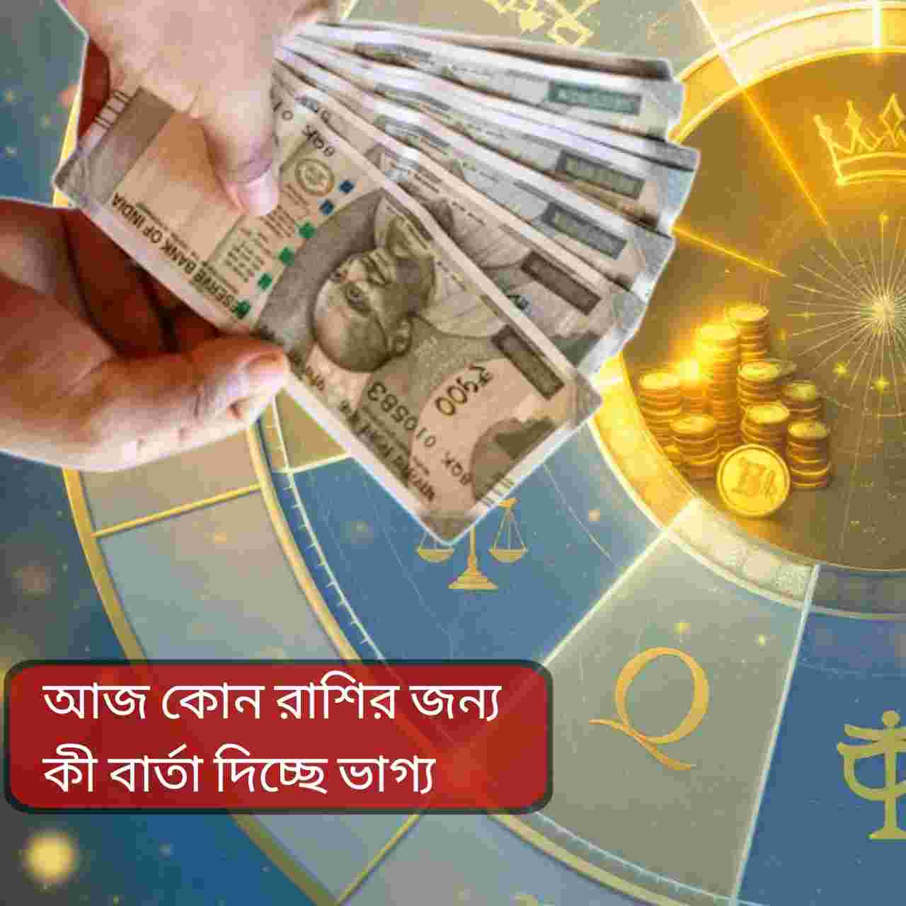আজকের মানি হোরোস্কোপ: অর্থ, সম্মান ও সাফল্যে ভরপুর দিন কোন রাশির?
