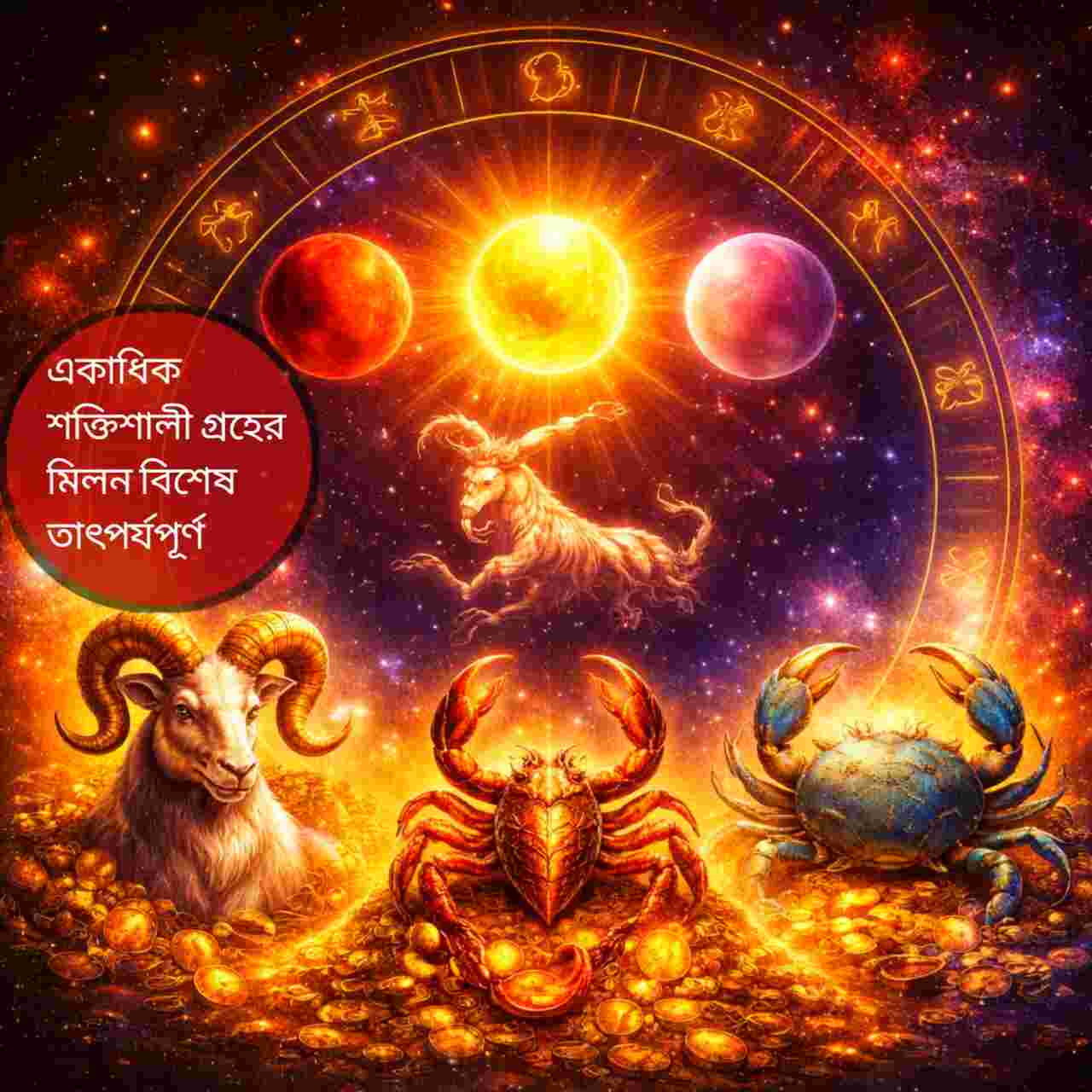 মকর রাশিতে সূর্য–মঙ্গল–শুক্রের মহাযোগে বদলাবে ৩ রাশির ভাগ্য