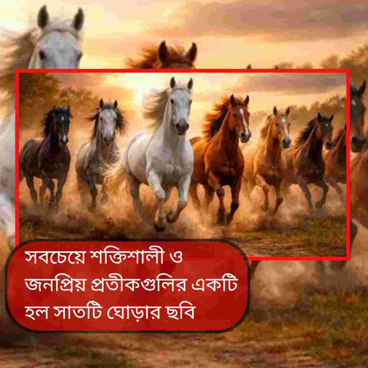 বাড়ি ও অফিসে সাত ঘোড়ার ছবি: সমৃদ্ধি, সাফল্য ও আয়ের নতুন পথের ফেং শুই রহস্য