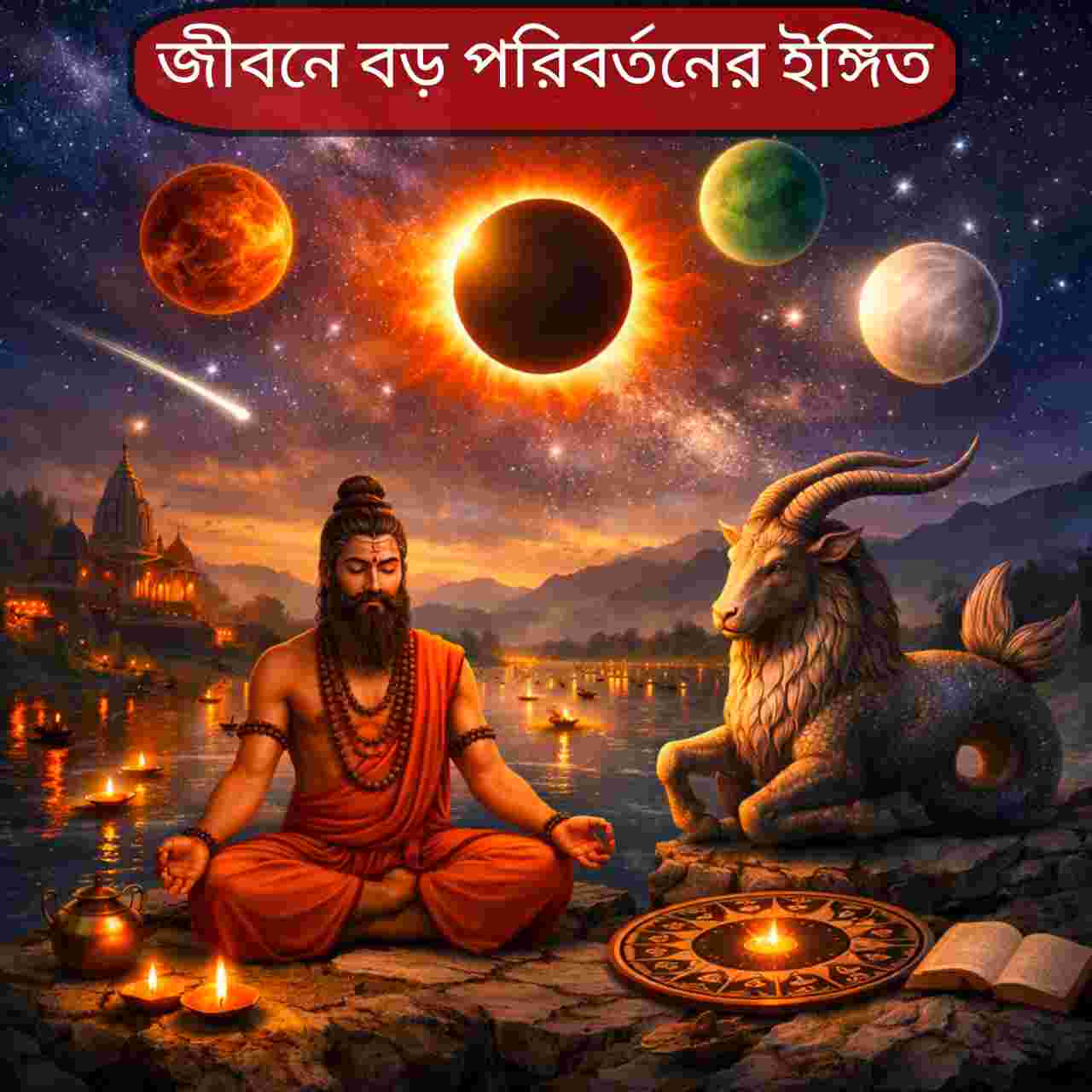 আজ রাতেই বিরল চতুর্গ্রহী যোগে ছয় রাশির ভাগ্যবদল !