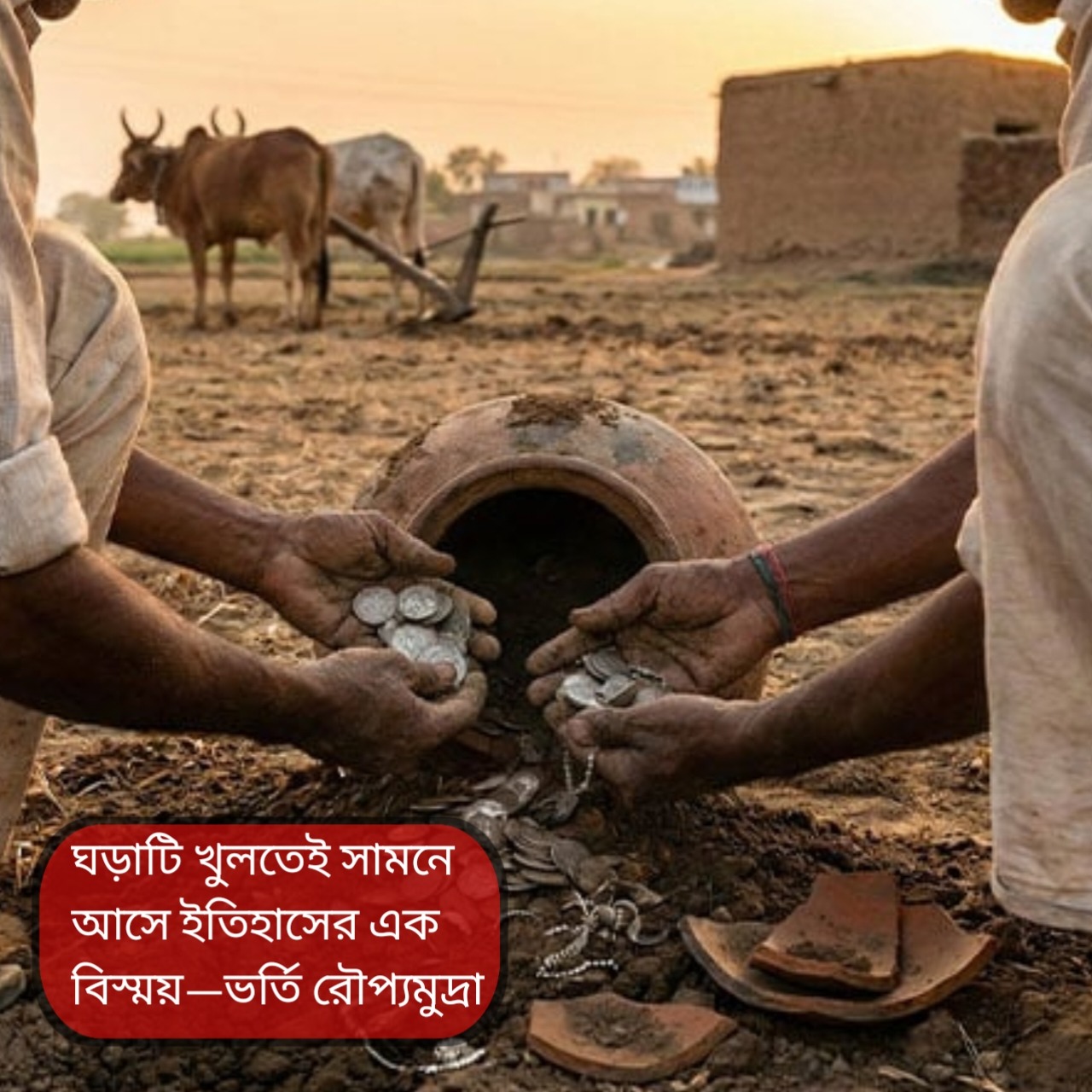 চাষের জমি খুঁড়তেই মিলল গুপ্তধন, পোল্যান্ডে দুই কৃষকের হাতে উঠে এল ১৭শ শতকের রৌপ্যমুদ্রার ভাণ্ডার