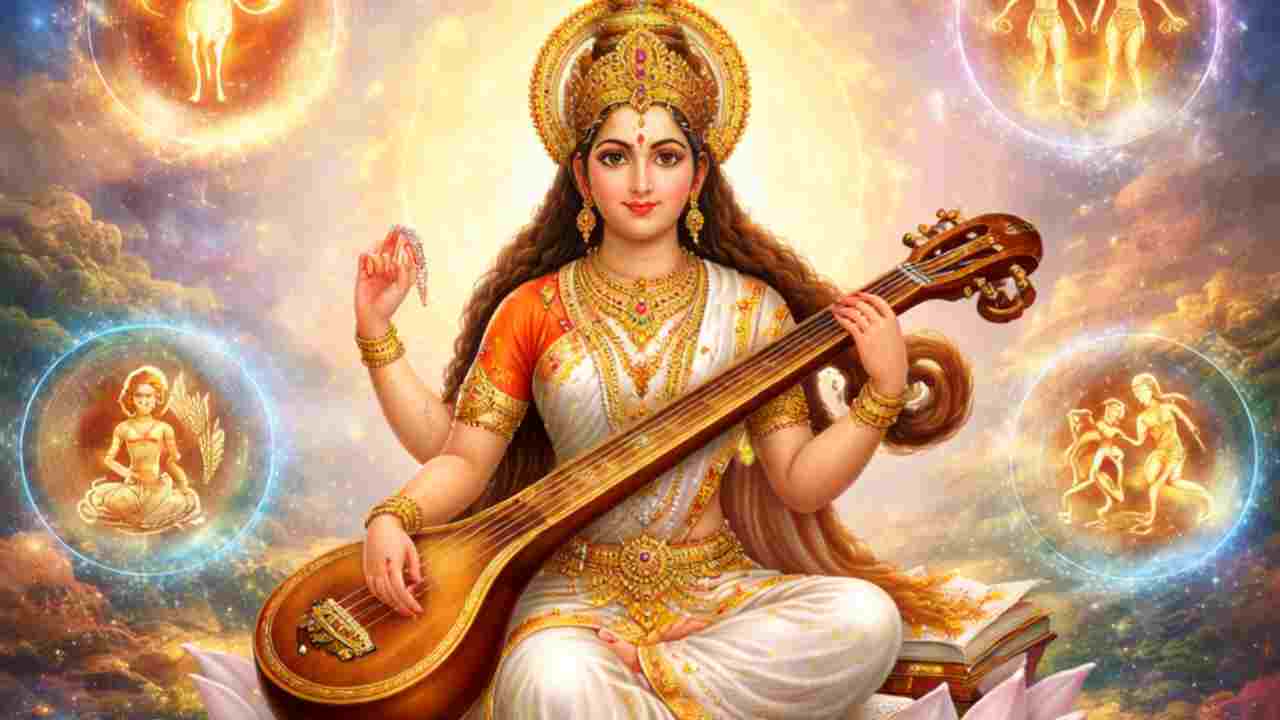 দেবী সরস্বতীর প্রিয় ৫ রাশি: বুদ্ধি, বিদ্যা ও সৃষ্টিশীলতায় যাঁরা সবার আগে