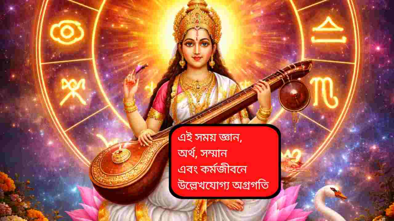সরস্বতী পুজোয় মকর রাশিতে চতুর্গ্রহী রাজযোগ, ৫ রাশির জীবনে আসছে বিরাট সাফল্য