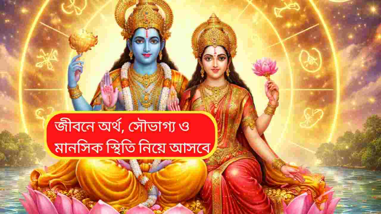 ৬ ফেব্রুয়ারি থেকে শক্তিশালী লক্ষ্মী-নারায়ণ রাজযোগ: চার রাশির ভাগ্য খুলছে ফেব্রুয়ারিতে