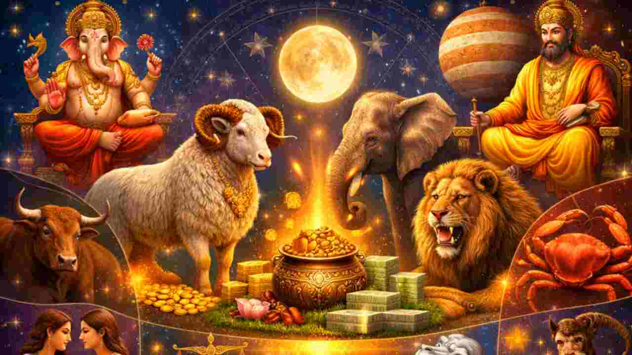 ধন যোগ ও গজকেশরী যোগের প্রভাব: ২৬ জানুয়ারি–১ ফেব্রুয়ারি কোন রাশির লাভ, কারা থাকবেন সতর্কতায়