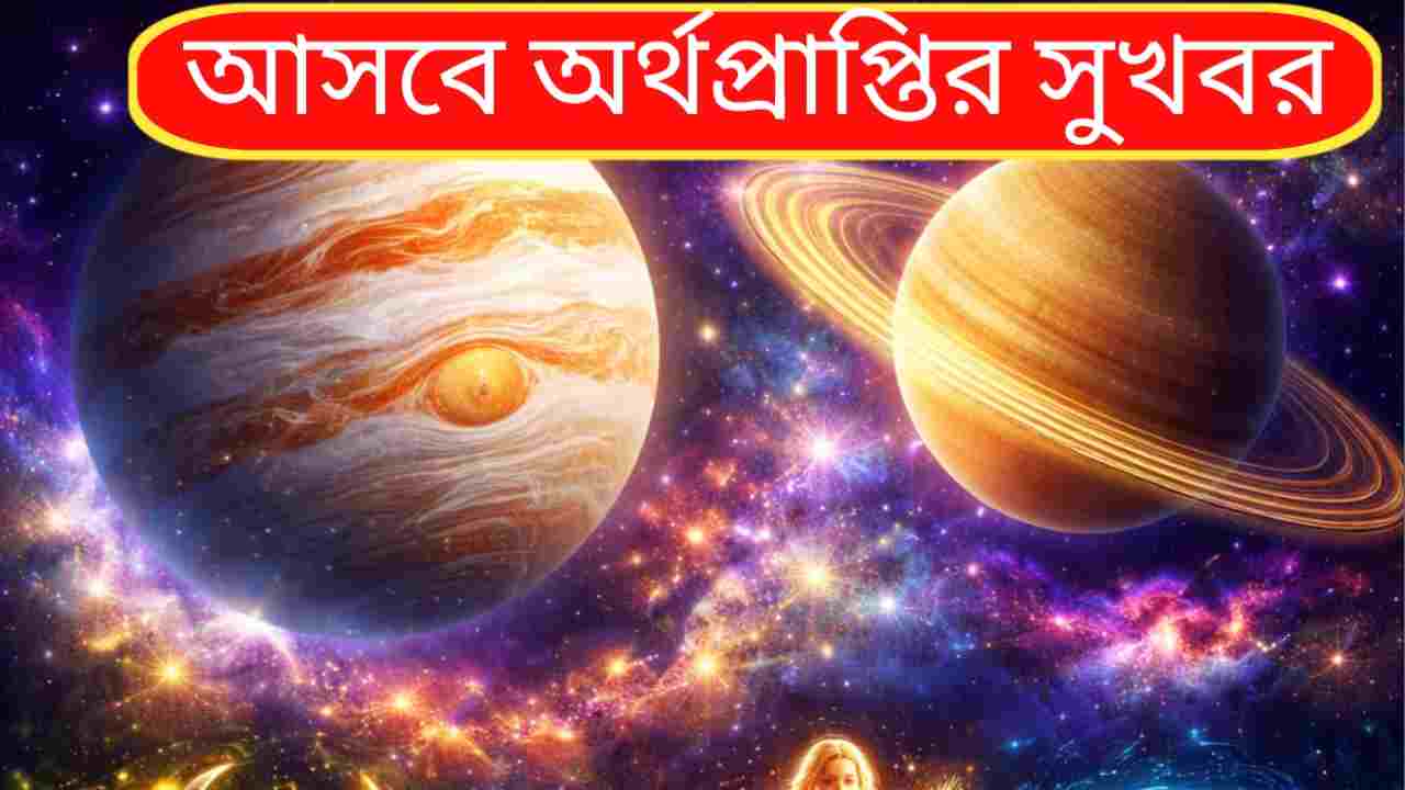 Jupiter Transit 2026: গুরু-শনির ডবল ধামাকায় বদলাচ্ছে ভাগ্য, ৪ রাশিতে অর্থ ও প্রেমের উত্থান
