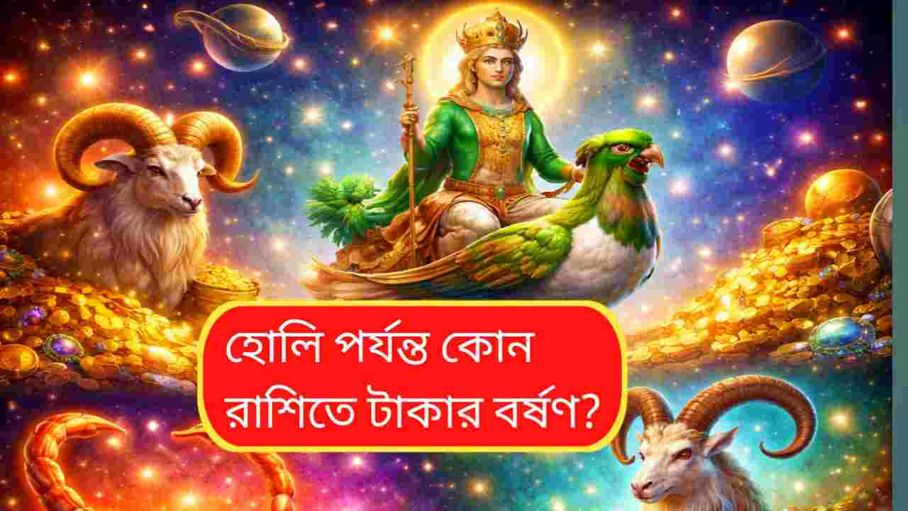 বুধের রাশি পরিবর্তন: হোলি পর্যন্ত মেষ, বৃশ্চিক ও মকর রাশিতে অর্থ ও সাফল্যের জোয়ার