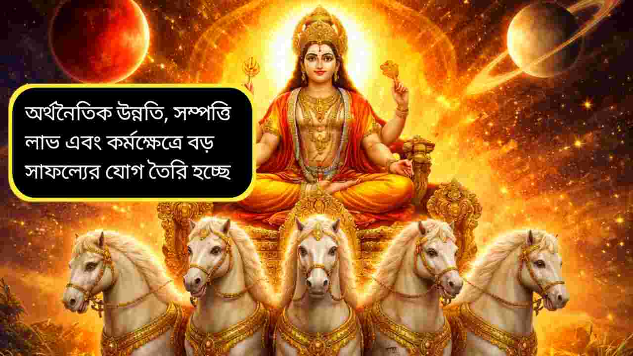 সূর্য-মঙ্গল সংযোগে ভাগ্যোদয়: ২০২৬-এ তিন রাশির জীবনে ধন ও সাফল্যের সুবর্ণ সময়