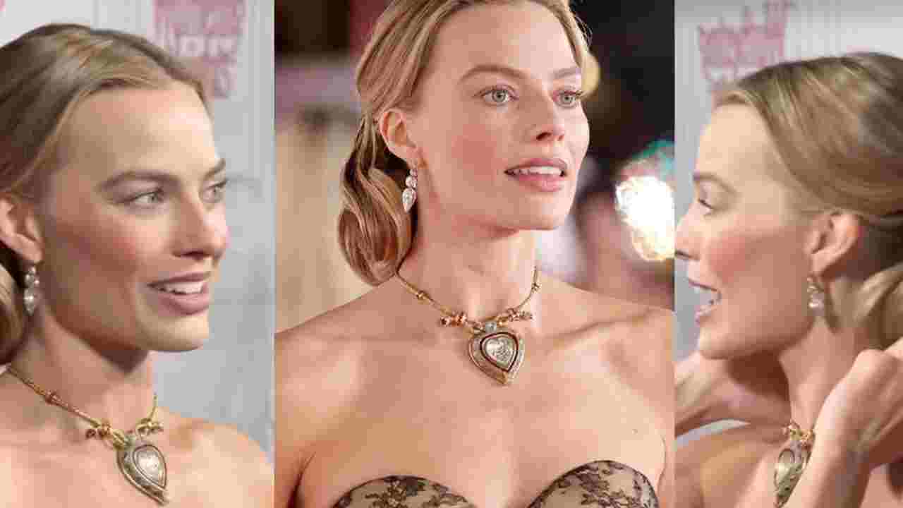 হলিউডের মঞ্চে মুঘল ঐতিহ্য! মার্গট রবির গলায় ‘তাজমহল নেকলেস’ ঘিরে তীব্র বিতর্ক