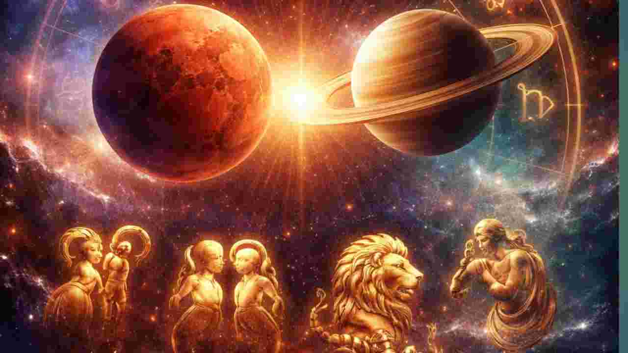 Mars Saturn Aspect 2026: মার্চে মঙ্গল–শনি দ্বিদ্বাদশ দৃষ্টি, কপাল খুলবে ৫ রাশির