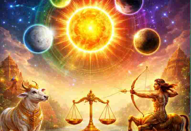 চতুর্গ্রহী রাজযোগে ভাগ্যবদল! ১৩ ফেব্রুয়ারি থেকে বৃষ, তুলা ও ধনুর জীবনে শুভ সূচনা
