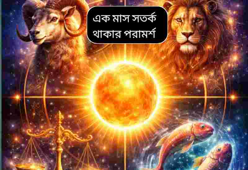 ১৫ মার্চ থেকে সূর্য-শনির কড়া প্রভাব! মেষ-সিংহ সহ ৪ রাশির সামনে এক মাসের চ্যালেঞ্জ