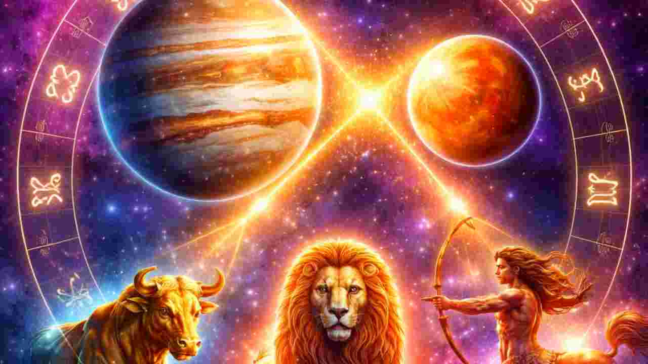 বৃহস্পতি-শুক্রের বিরল যোগে ভাগ্য খুলবে! এই ৩ রাশির জীবনে আসছে সাফল্যের ঝড়