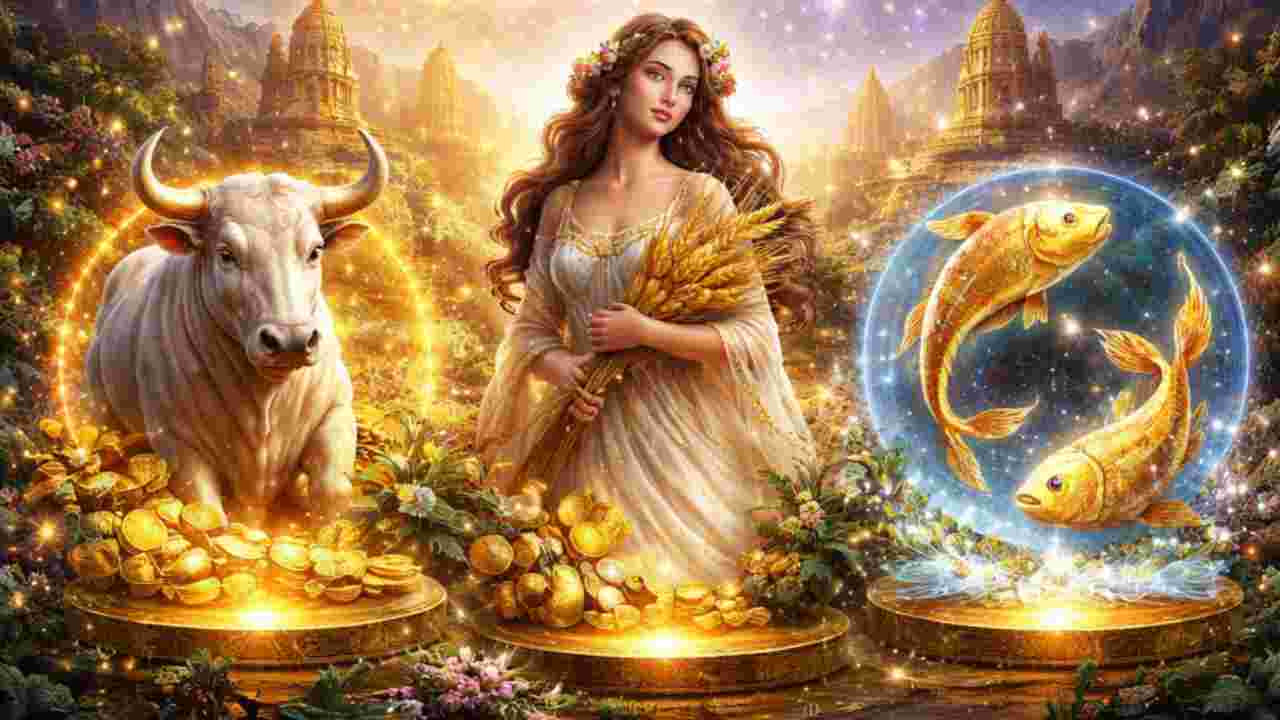 এপ্রিলের শেষে হঠাৎ ভাগ্য খুলছে! শুক্র-বৃহস্পতির জোড়ায় কোন ৩ রাশি হচ্ছে ধনী?