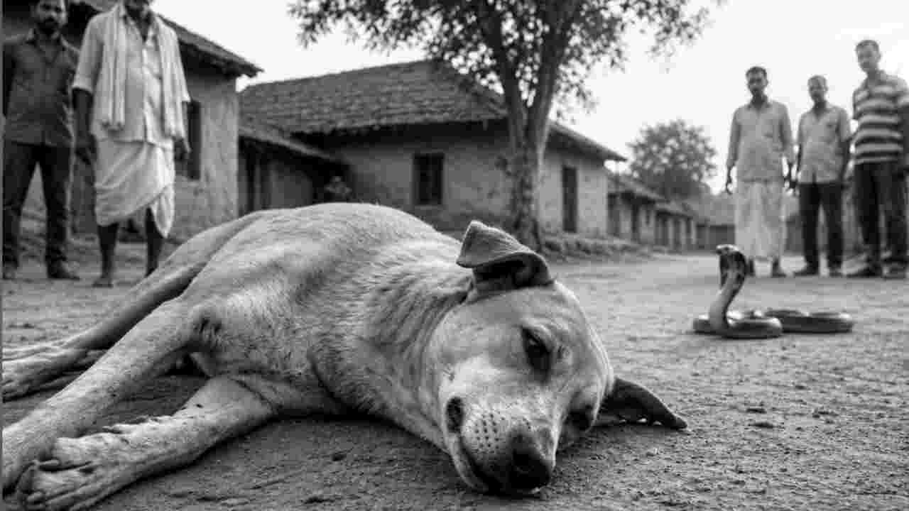 জীবন বাজী রেখে সাপের ছোবল থেকে ৩০ শিশুকে প্রাণ বাঁচিয়ে মৃত্যু পথকুকুরের